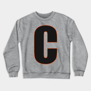 Bold in Black: C's Defining edge Crewneck Sweatshirt